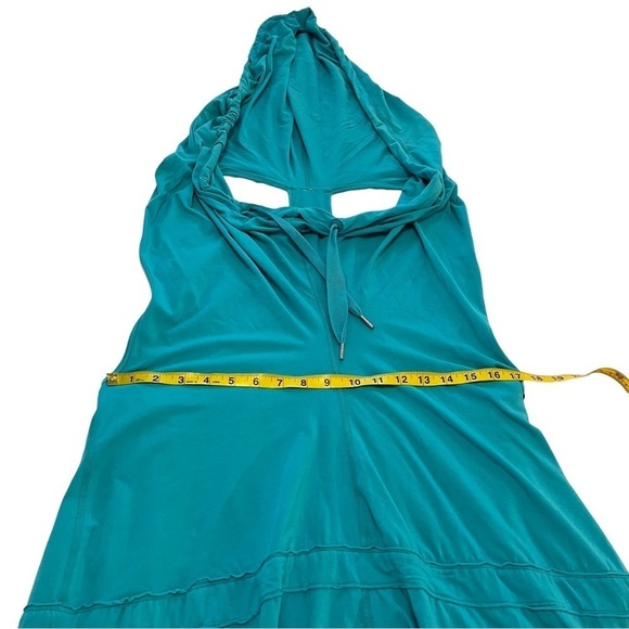 Lululemon Hooded T Back Tank Swim Beach Cover Up Dress L boho vacation - Picture 10 of 14